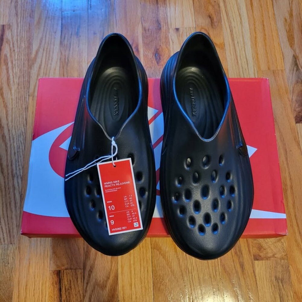 Nike Reactx Rejuven8 Black Men Size 9